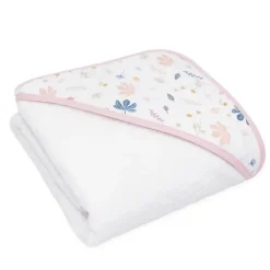 Living Textiles Têxteis Vivos - Toalha com Capuz de Musselina Orgânica para Bebês, Botânica Sale