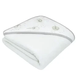 Living Textiles Têxteis Vivos - Toalha com Capuz de Musselina Orgânica para Bebês, Dente de Leão Clearance