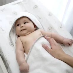 Living Textiles Têxteis Vivos - Toalha com Capuz de Musselina Orgânica para Bebês, Dente de Leão Clearance
