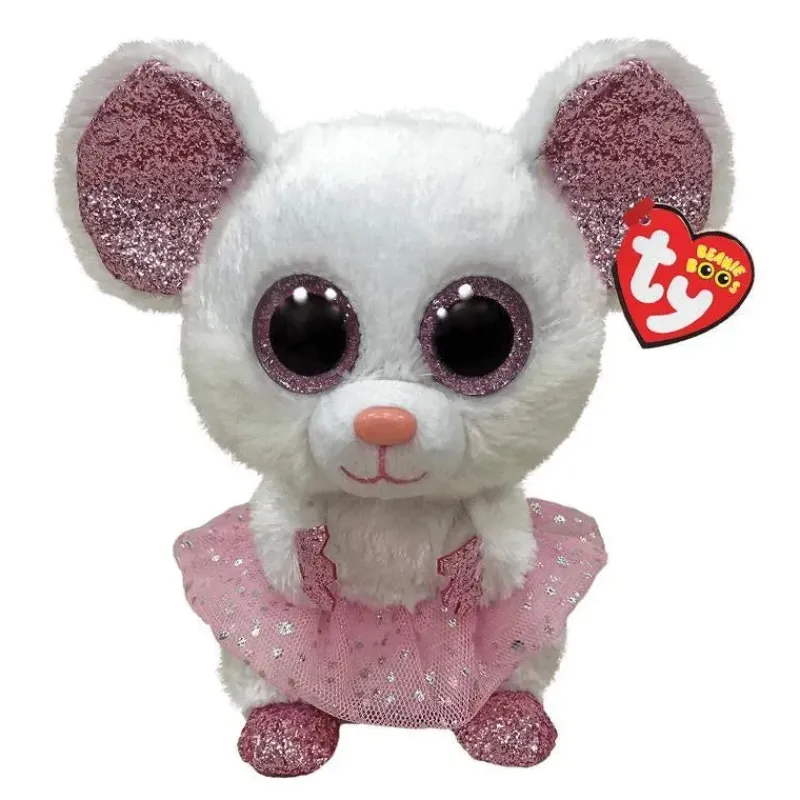 ty__rato_bailarina_branca_SKUZHwOsmcV_0.webp Ty - Rato Bailarina Branca de Pelúcia Regular, Nina Best