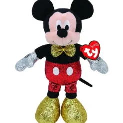 Ty Mickey, Vermelho Super Brilhante, Médio | pelúcia do Mickey New