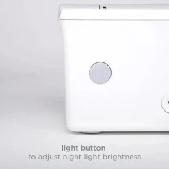 Ubbi - Aquecedor e dispensador de lenços umedecidos com luz noturna, cinza Best