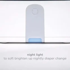 Ubbi - Aquecedor e dispensador de lenços umedecidos com luz noturna, cinza Best