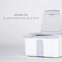 Ubbi - Aquecedor e dispensador de lenços umedecidos com luz noturna, cinza Best