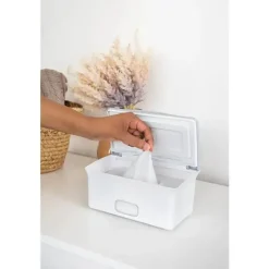 Ubbi - Dispensador de lenços umedecidos, branco New