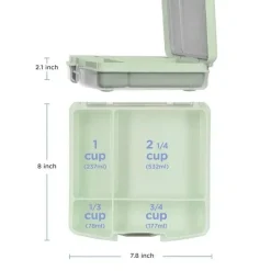 Ubbi - Lancheira Bento para Crianças, Verde Sálvia Fashion