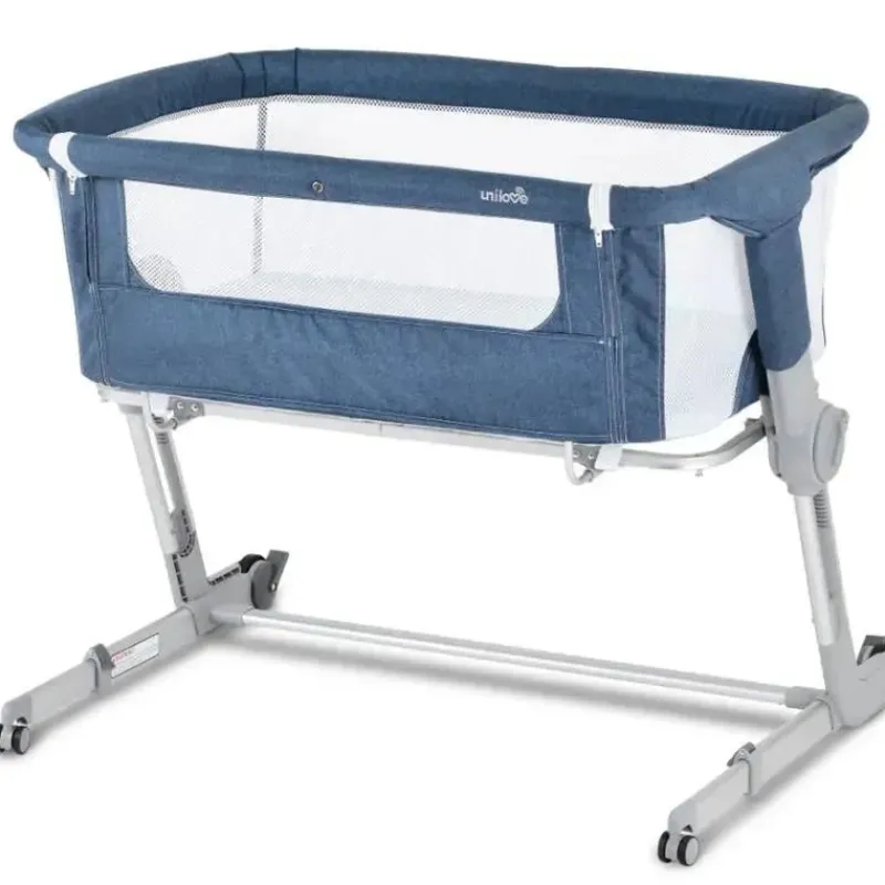 unilove__hug_me_plus_cama_SKU4kdlthcs_0.webp Unilove - Hug Me Plus Cama-de-cabeceira 3 em 1, Azul Jeans Airflow Fashion