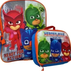 United Pacific Designs - Mochila Pj Mask 16 com lancheira em forma Online