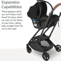 Uppababy - Adaptador de assento de carro infantil Minu para Maxi-Cosi/Nuna/Cybex Clearance