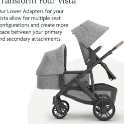 Uppababy - Adaptadores inferiores para Vista e Vista V2 Online