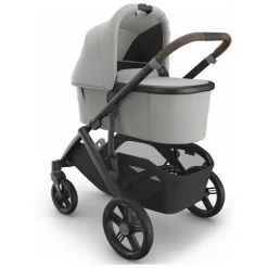 Uppababy - Berço V3, Savannah (Jacquard cinza pérola/estrutura de carbono) Clearance