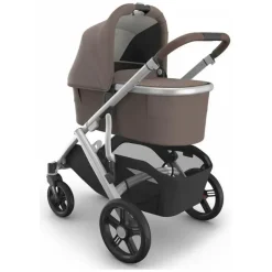 Uppababy - Berço V3, Theo (Taupe Escuro/Estrutura Prateada) Fashion