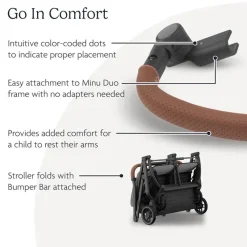 Uppababy - Bumper Bar For Minu Duo, Saddle Hot