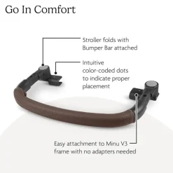 Uppababy - Bumper Bar For Minu V3, Chestnut Online