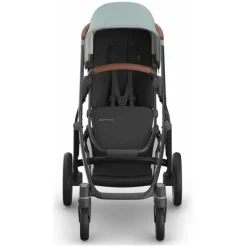 Uppababy - Carrinho Vista V3, Kenzi (Mystic Aqua/Estrutura Carbono/Couro Saddle) Fashion