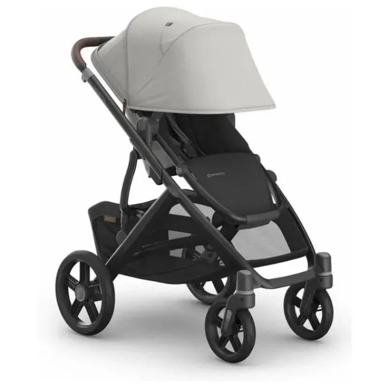 uppababy__carrinho_vista__SKU893FXfOw_2.webp Uppababy - Carrinho Vista V3, Savannah (Jacquard cinza pérola/estrutura de carbono/couro castanho) Best