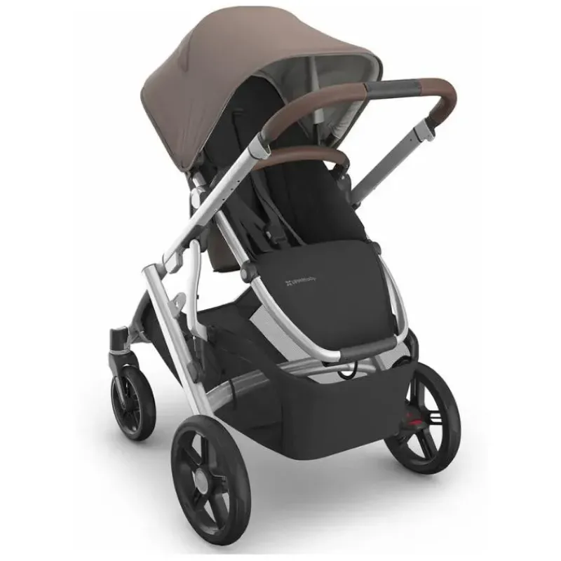 uppababy__carrinho_vista__SKUssLF50fe_1.webp Uppababy - Carrinho Vista V3, Theo (Taupe Escuro/Estrutura Prateada/Couro Castanho) New