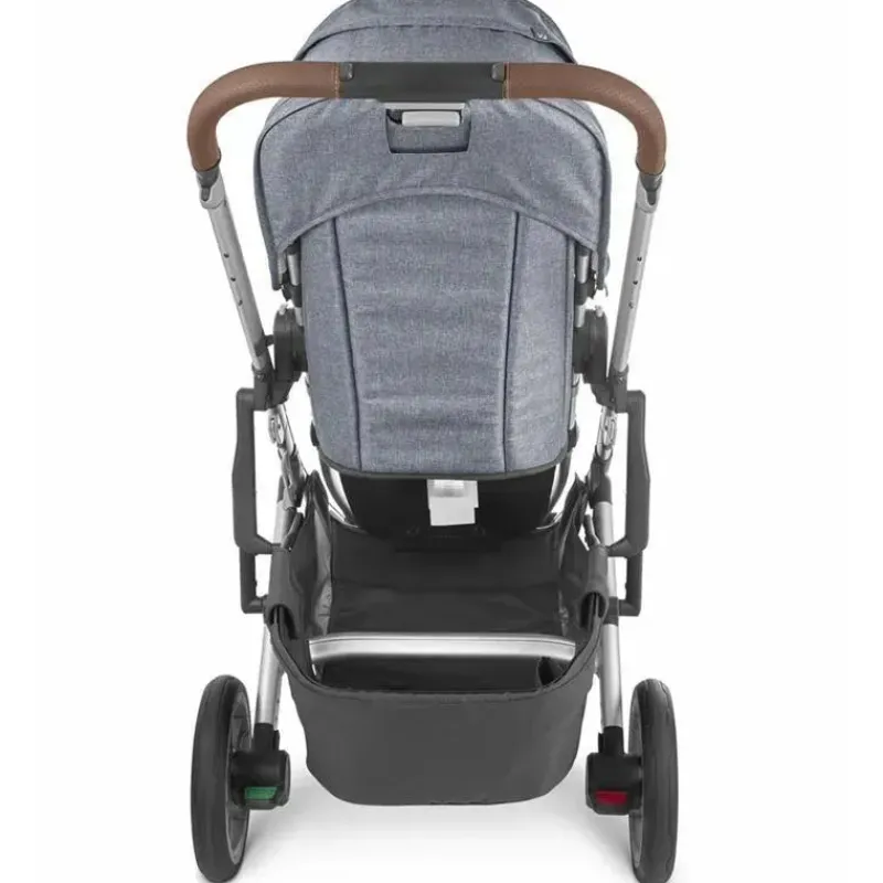 uppababy__cruz_stroller_v_SKUDHwMLTuk_5.webp Uppababy - Cruz Stroller V2, Gregory (Azul Melange/Prata/Couro Saddle) Online