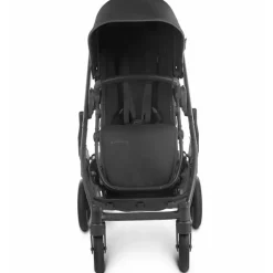 Uppababy - Cruz Stroller V2, Jake (Carvão/Estrutura de Carbono/Couro Preto) Outlet