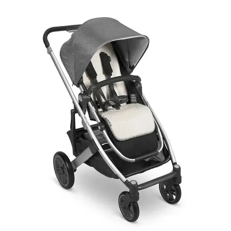uppababy__forro_de_assent_SKUdkH6ZRZ1_3.webp Uppababy - Forro de Assento Reversível, Phoebe (Cinza Claro Respirável/Velo Sherpa Aconchegante) Clearance
