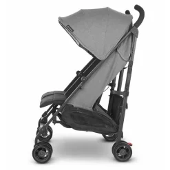 Uppababy - G-LINK V2 Side by Side Double Stroller, Greyson (Charcoal Melange/Carbon) Clearance