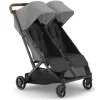 Uppababy - Minu Duo Side By Side Compact Double Stroller, Greyson (Charcoal Mélange/Carbon Frame/Saddle Leather) Discount