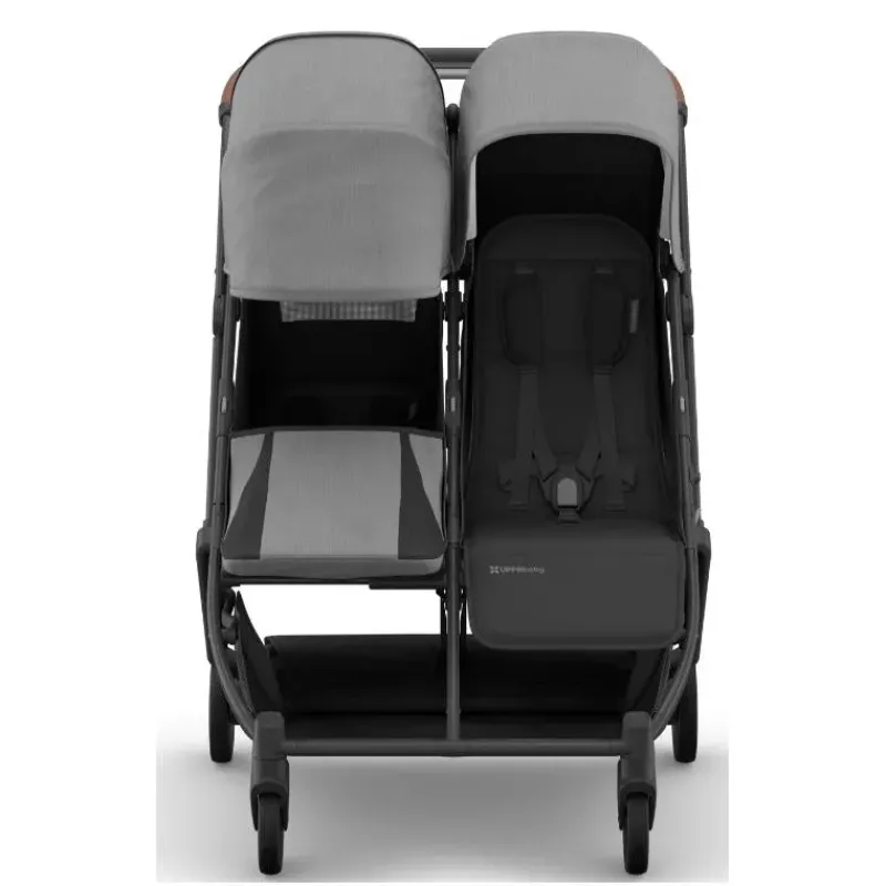 uppababy__minu_duo_side_b_SKUq5oLSKlZ_5.webp Uppababy - Minu Duo Side By Side Compact Double Stroller, Greyson (Charcoal Mélange/Carbon Frame/Saddle Leather) Discount
