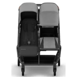 Uppababy - Minu Duo Side By Side Compact Double Stroller, Greyson (Charcoal Mélange/Carbon Frame/Saddle Leather) Discount