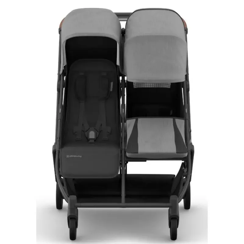 uppababy__minu_duo_side_b_SKUq5oLSKlZ_6.webp Uppababy - Minu Duo Side By Side Compact Double Stroller, Greyson (Charcoal Mélange/Carbon Frame/Saddle Leather) Discount