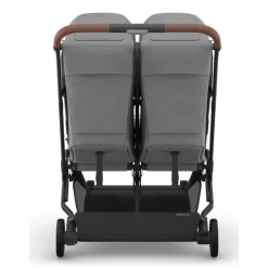 Uppababy - Minu Duo Side By Side Compact Double Stroller, Greyson (Charcoal Mélange/Carbon Frame/Saddle Leather) Discount