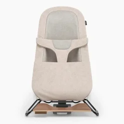 Uppababy - Mira 2 em 1 segurança e assento, Charlie - Sand Mélange | Moldura prateada | Madeira de Bétula Fashion