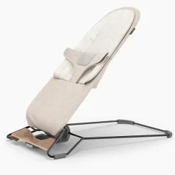 Uppababy - Mira 2 em 1 segurança e assento, Charlie - Sand Mélange | Moldura prateada | Madeira de Bétula Fashion