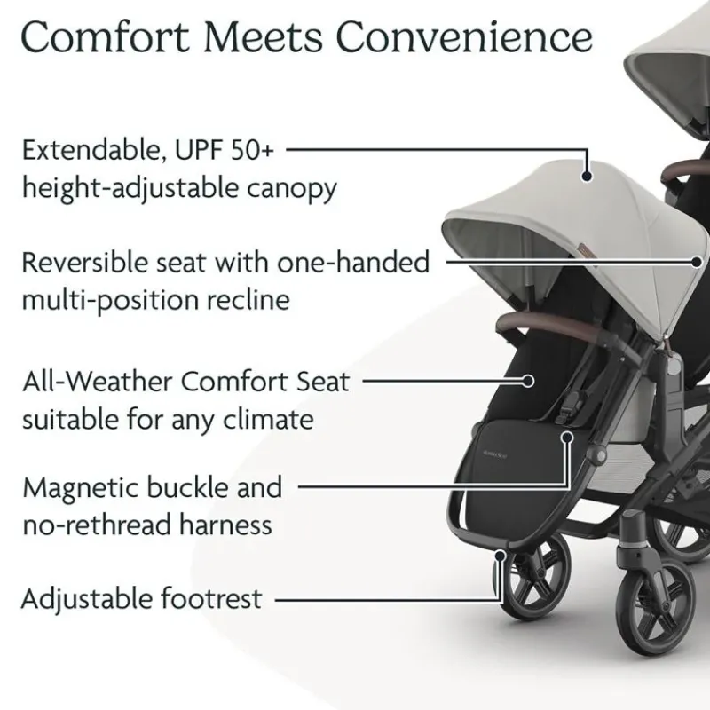 uppababy__rumbleseat_v_sa_SKUxoJ1leCB_5.webp Uppababy - Rumbleseat V3, Savannah (Pearl Gray Jacquard | Carbon Frame | Chestnut Leather) Online