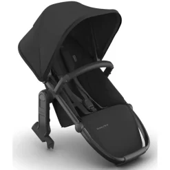 Uppababy - Rumbleseat V3 Second Lower Seat, Jake (Charcoal/Carbon Frame/Black Leather) New