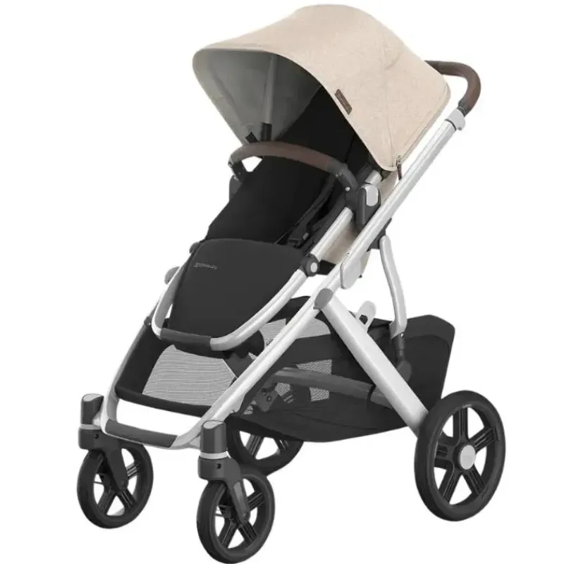 uppababy__vista_v_strolle_SKU9LEm2KFp_0.webp Uppababy - Vista V3 Stroller, Declan (Oat Mélange/Silver Frame/Chestnut Leather) Sale
