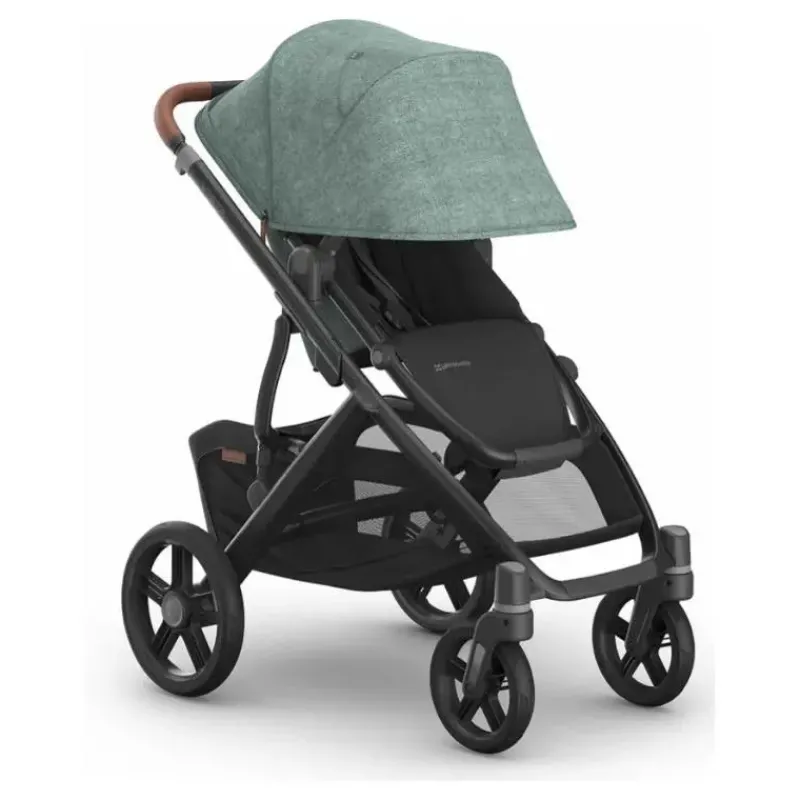 uppababy__vista_v_strolle_SKUzKZCVY26_2.webp Uppababy - Vista V3 Stroller, Gwen (verde mesclado/estrutura de carbono/couro de sela) Hot