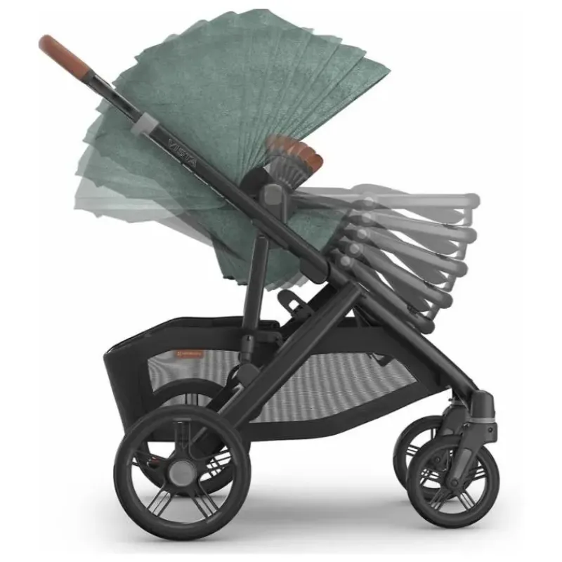 uppababy__vista_v_strolle_SKUzKZCVY26_4.webp Uppababy - Vista V3 Stroller, Gwen (verde mesclado/estrutura de carbono/couro de sela) Hot