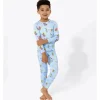 Bellabu Bear Urso Bellabu – Pijama infantil Good Vibes Bamboo Bob Esponja Calça Quadrada Best