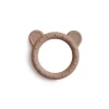 Mushie Urso Mordedor de Silicone Natural Fashion