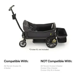 Veer Wagon Stroller Veer - Adaptador de cadeirinha de carro infantil para Cybex/Nuna/Maxi-Cosi Fashion