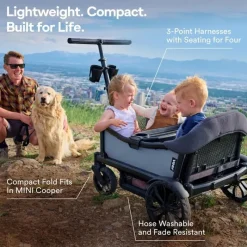 Veer Wagon Stroller Veer - Cruiser XL Carrinho de Próxima Geração Vagão Robusto para Crianças Hot