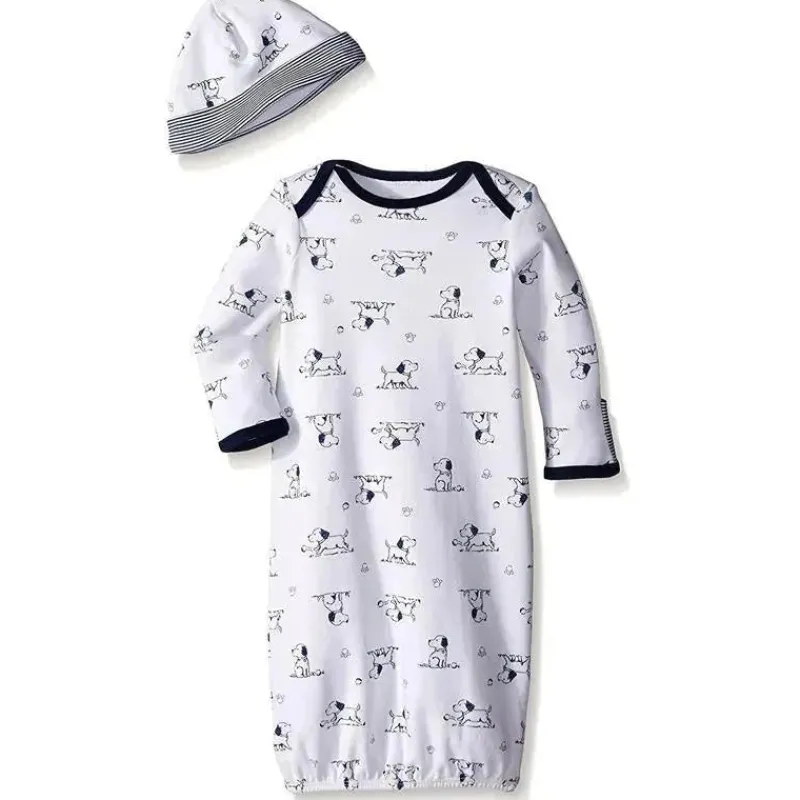 vestido_toile_little_me_b_SKUS481gYbZ_0.webp Little Me Vestido Toile Baby Boys Filhote Com Chapéu, Tamanho 0-3M New