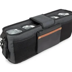 WonderFold Wagon Stroller Wonderfold - Console dos pais com 4 porta-copos isolados, preto Outlet