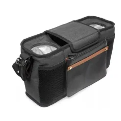WonderFold Wagon Stroller Wonderfold - Console dos pais com 2 porta-copos isolados, preto Fashion