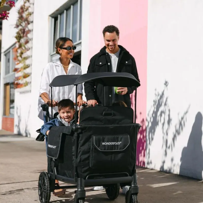wonderfold__l_quad_stroll_SKUGk5iiRCE_4.webp WonderFold Wagon Stroller WonderFold - L4 Quad Stroller Wagon (4 Seater) Black New