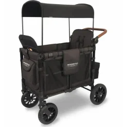WonderFold Wagon Stroller WonderFold - W2 Luxe Double Stroller Wagon, Preto Sale