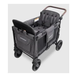 WonderFold Wagon Stroller Wonderfold - W4 Luxe Pro Quad Stroller For 4 Kids, Charcoal Gray Fashion