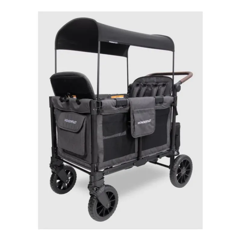wonderfold__w_luxe_pro_qu_SKUGz39aHVl_9.webp WonderFold Wagon Stroller Wonderfold - W4 Luxe Pro Quad Stroller For 4 Kids, Charcoal Gray Fashion