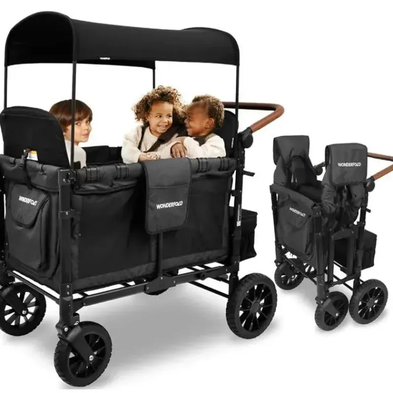 wonderfold__w_luxe_quad_s_SKUWKUyLsSP_0.webp WonderFold Wagon Stroller WonderFold - W4 Luxe Quad Stroller Wagon (4 lugares), preto vulcânico Fashion