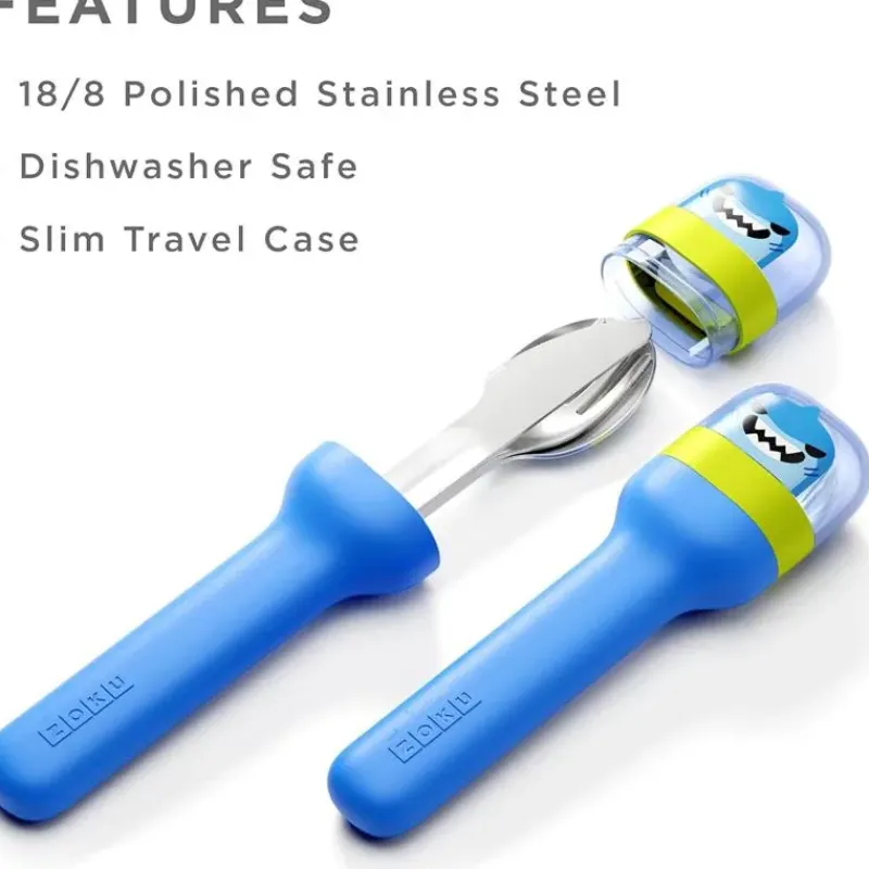 zoku__kids_pocket_utensil_SKUGtOYdJQg_5.webp Zoku - Kids Pocket Utensil Set, Shark Hot